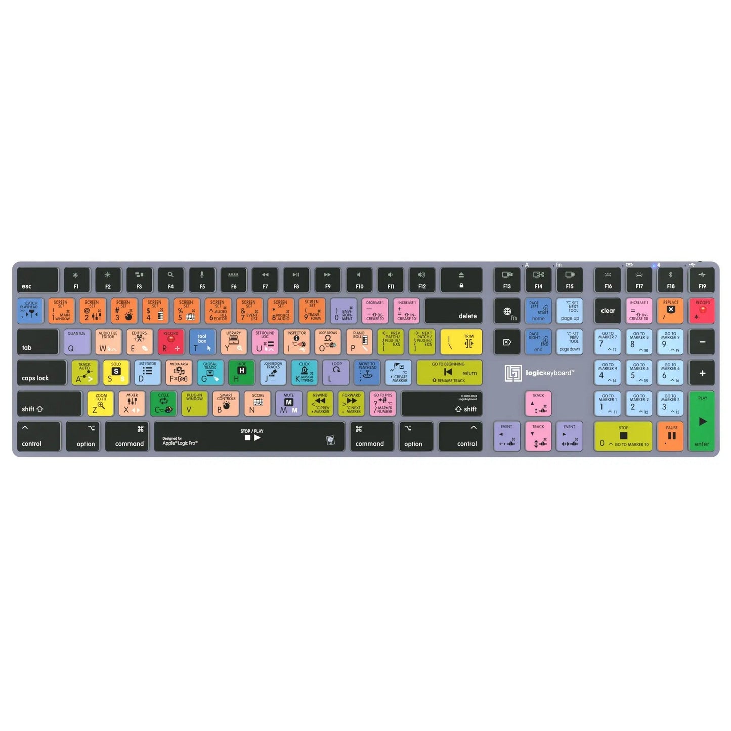  Logickeyboard Apple Logic Pro X2 Titan For Mac US, English(Logickeyboard Apple Logic Pro X2 Titan For Mac Us English)