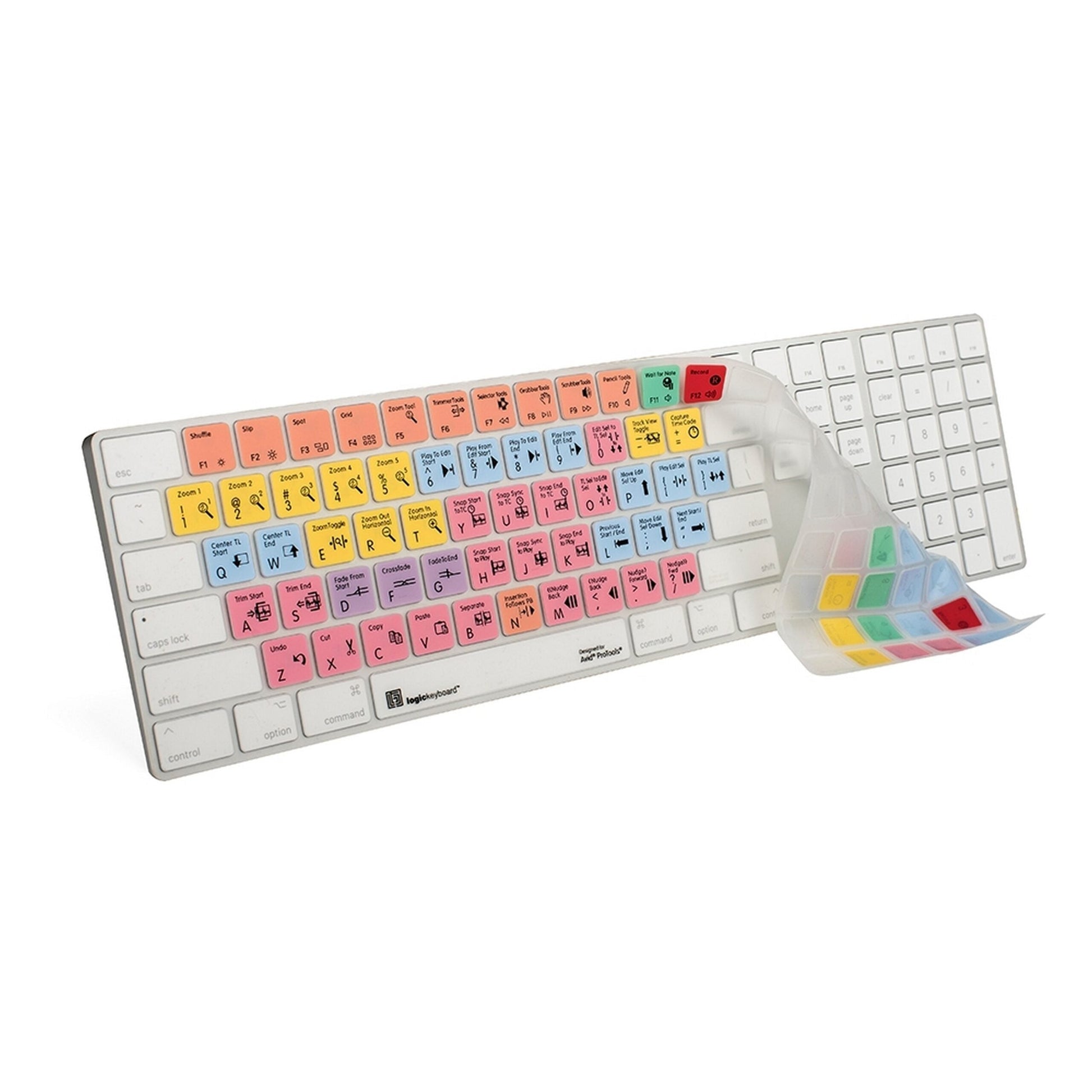  Logickeyboard Pro Tools Magic Numeric Keyboard Cover, US(Logickeyboard Ls Pt Mgfs Us Pro Tools Magic Numeric Keyboard Cover Us)