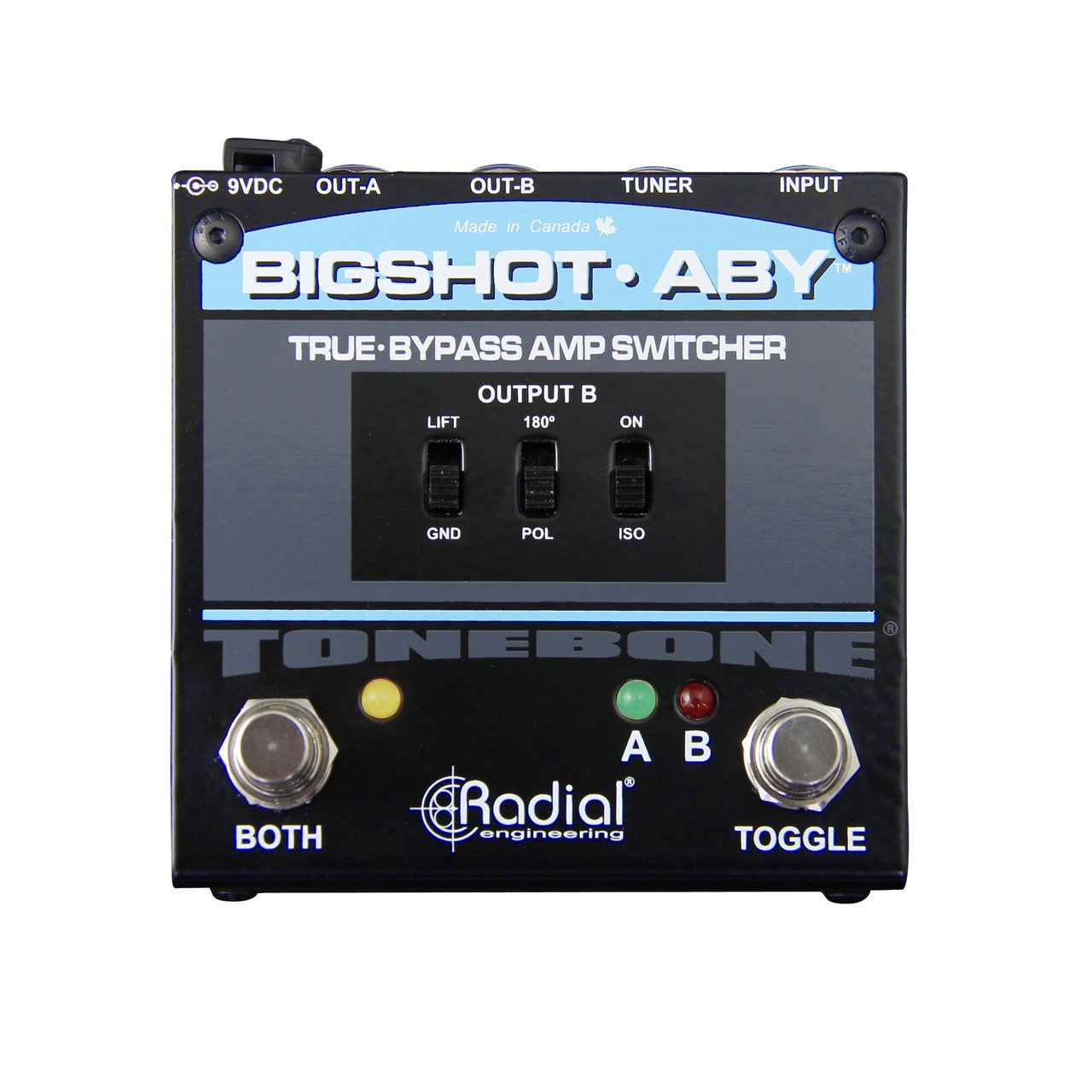 Radial ToneBone BigShot ABY True-Bypass Amp Switcher (Used)(Radial Tonebone Bigshot Aby True Bypass Amp Switcher Used)
