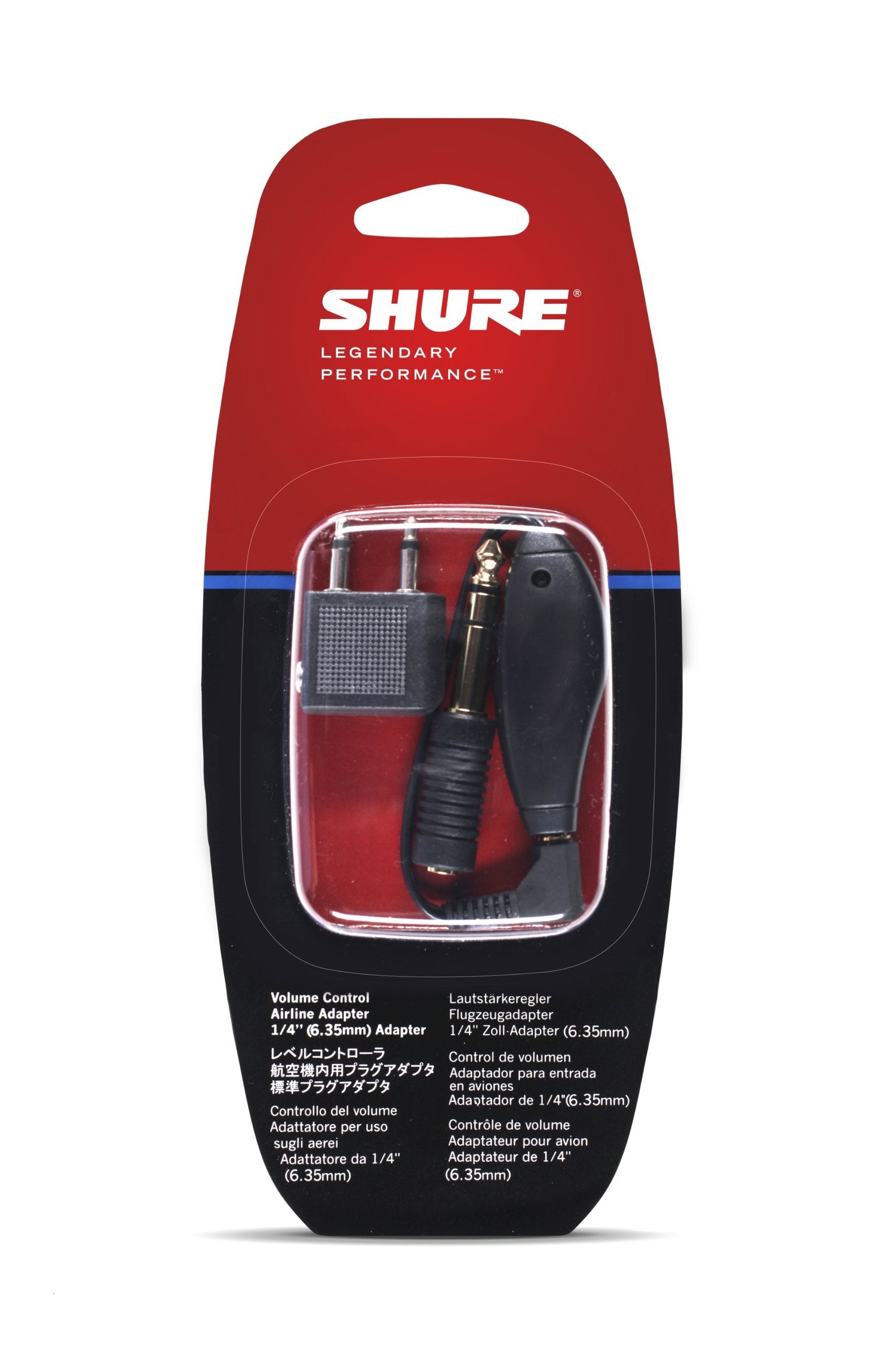  Shure EAADPT-KIT Earphones Adapter Kit With 1/4-Inch Adapter, Airline Adapter And Volume Control(Shure Eaadpt Kit Earphones Adapter Kit With 1 4 Inch Adapter Airline Adapter And Volume Control)