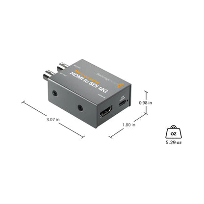  Blackmagic Design Micro Converter HDMI To SDI 12G With PSU(Blackmagic Design Micro Converter Hdmi To Sdi 12g With Psu)