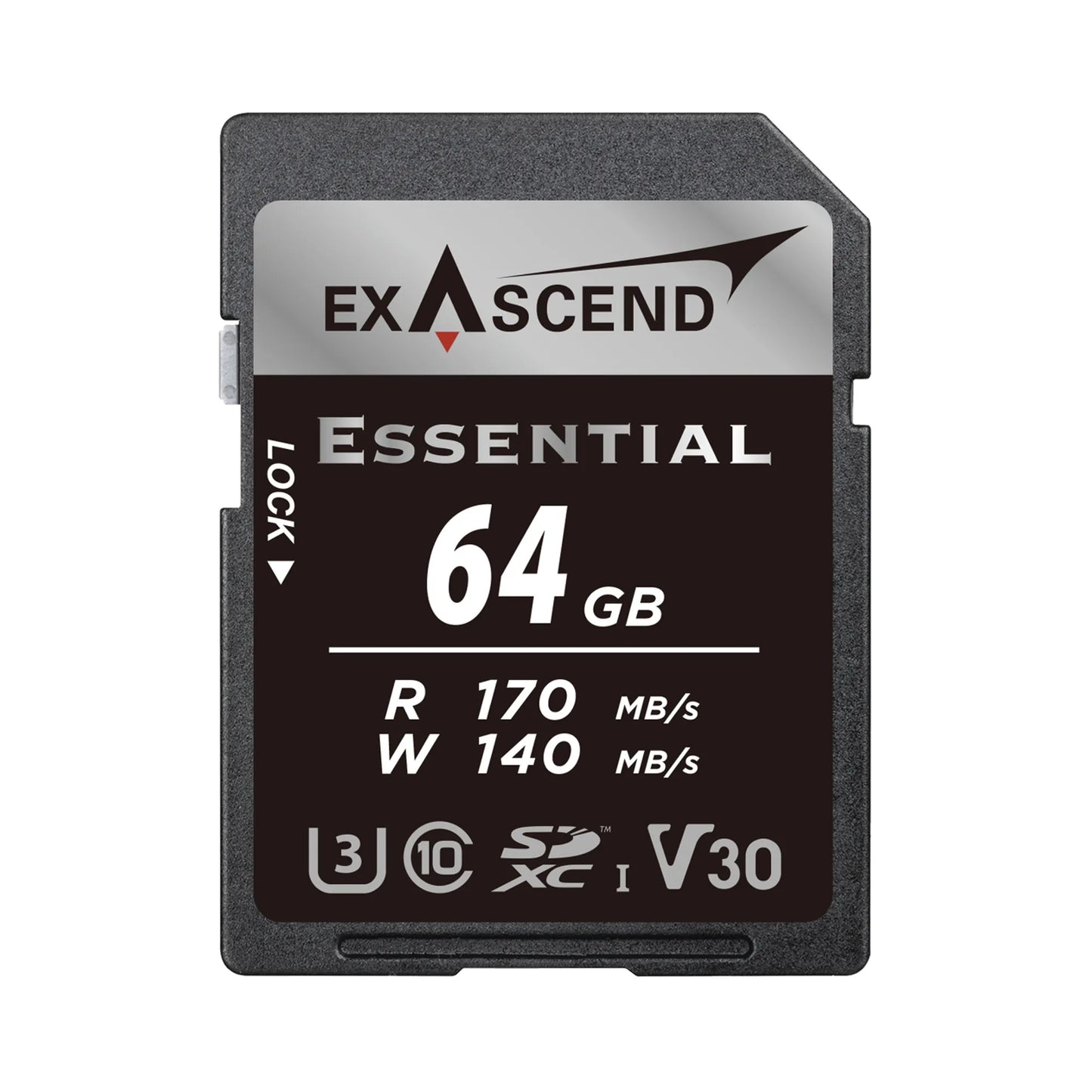  Exascend 64GB Essential SDXC, UHS-I, V30 Memory Card(Exascend 64gb Essential Sdxc Uhs I V30 Memory Card)