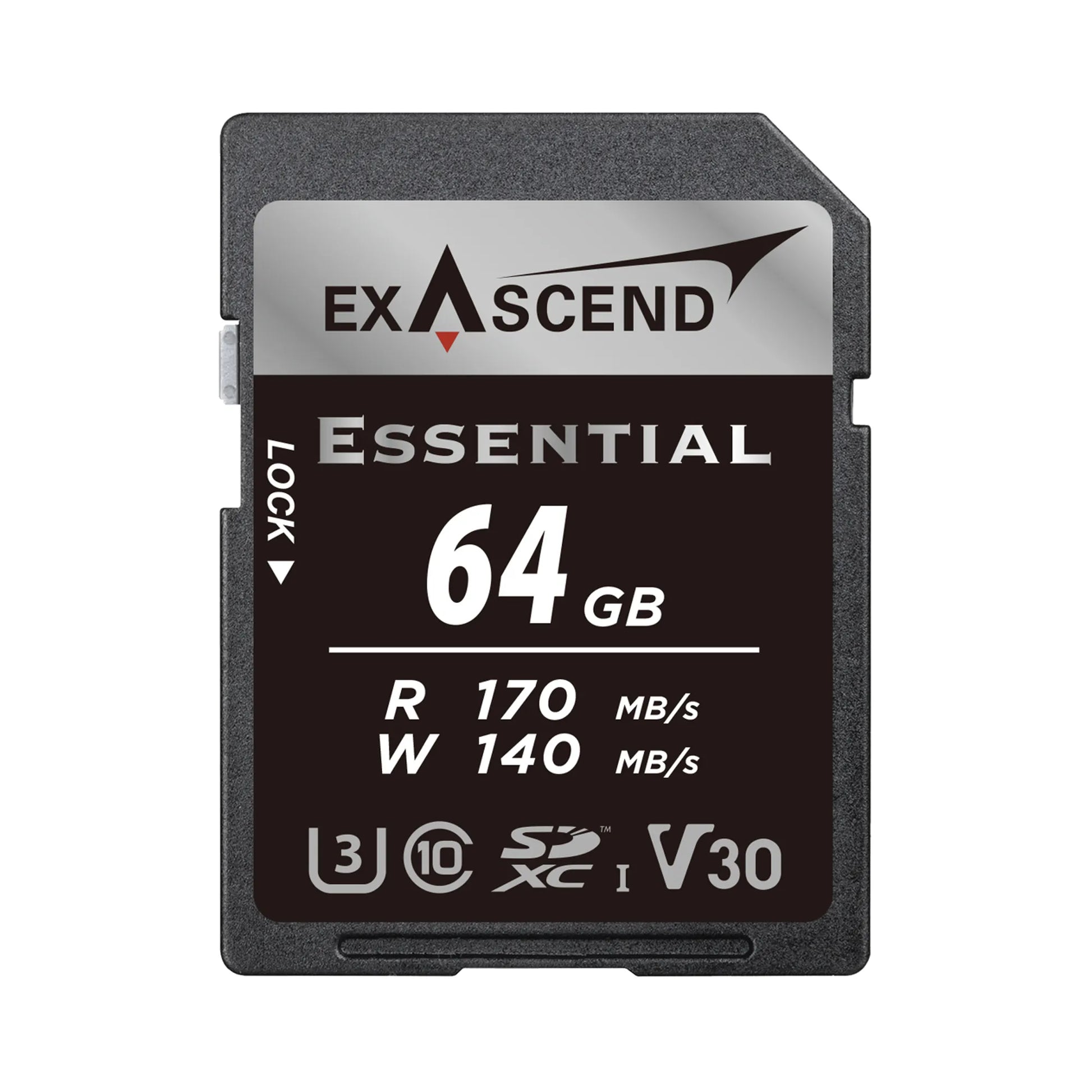  Exascend 64GB Essential SDXC, UHS-I, V30 Memory Card(Exascend 64gb Essential Sdxc Uhs I V30 Memory Card)