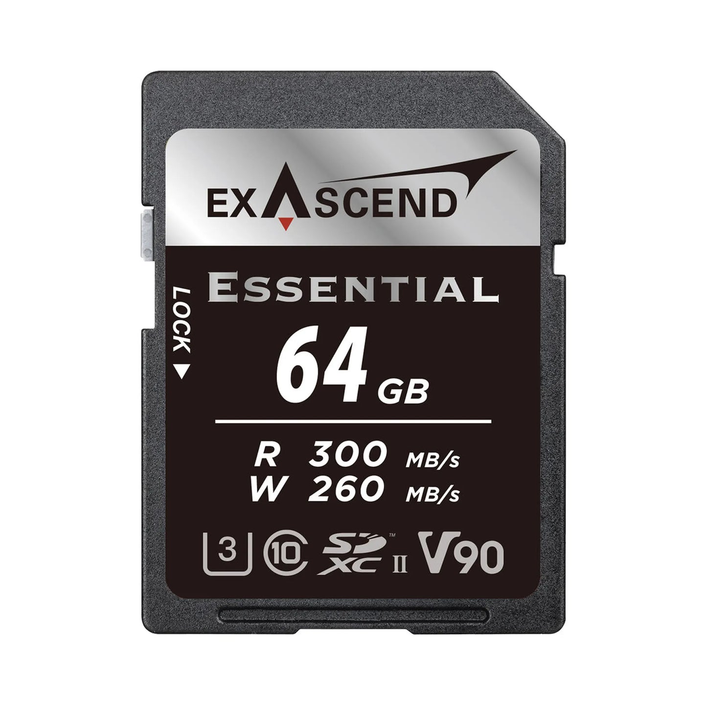  Exascend 64GB Essential SDXC, UHS-II, V90 Memory Card(Exascend 64gb Essential Sdxc Uhs Ii V90 Memory Card)