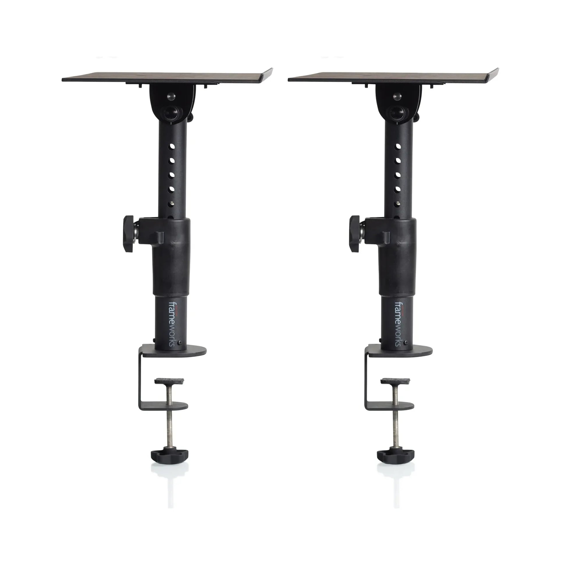  Gator GFWSPKSTMNDSKCMP Clamp-On Studio Monitor Stand (Used)(Gator Gfwspkstmndskcmp Clamp On Studio Monitor Stand Used 2)