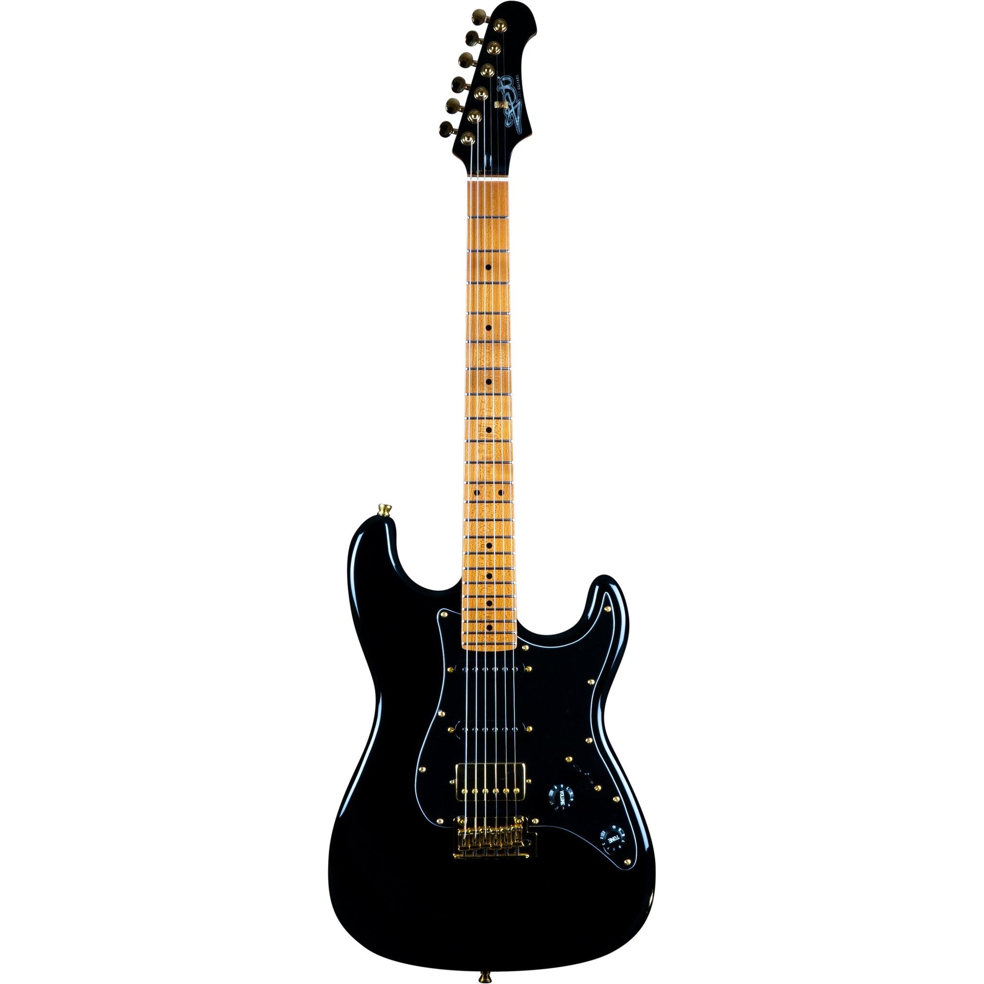  JET Guitars JS-400 BK G HSS Basswood Body Electric Guitar With Gold Hardware(Jet Guitars Js 400 Bk G Hss Basswood Body Electric Guitar With Gold Hardware)