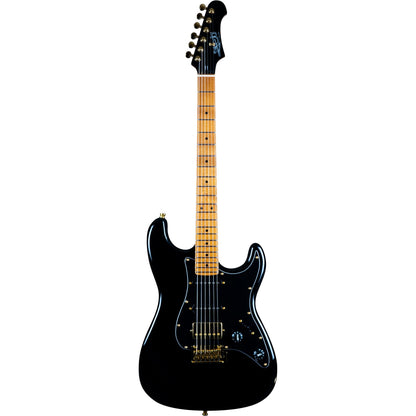 JET Guitars JS-400 BK G HSS Basswood Body Electric Guitar With Gold Hardware(Jet Guitars Js 400 Bk G Hss Basswood Body Electric Guitar With Gold Hardware)