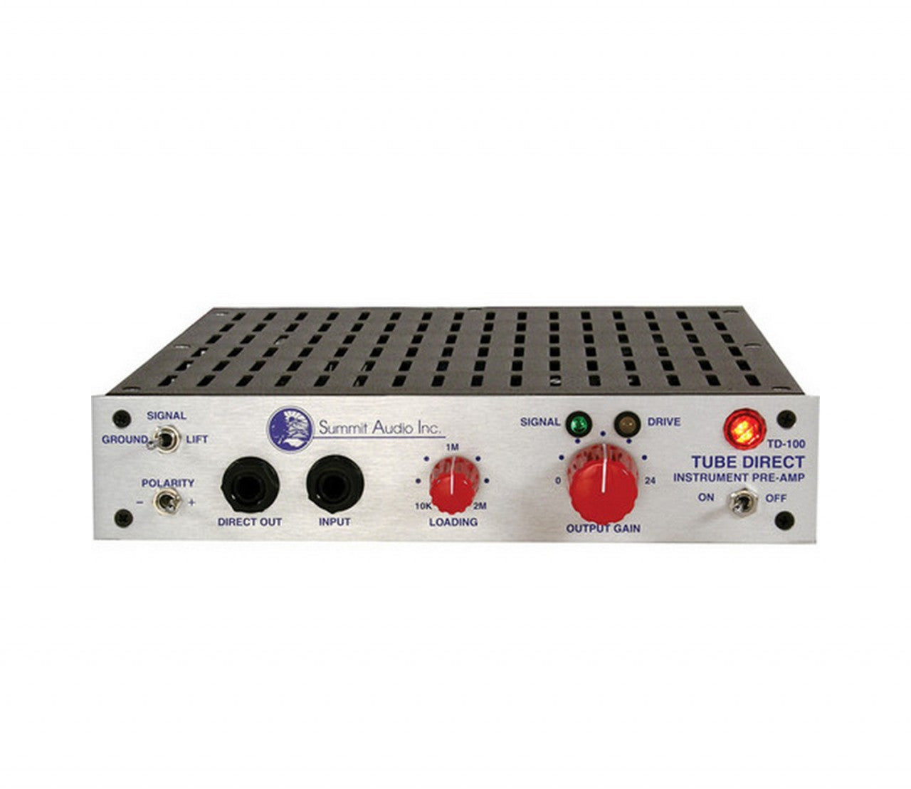  Summit Audio TD-100 Instrument Preamplifier And Tube Direct Box(Summit Audio Td 100 Instrument Preamplifier And Tube Direct Box)