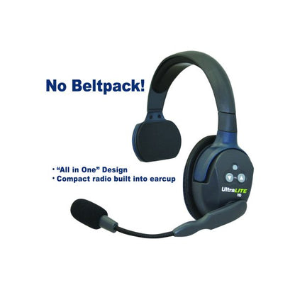  Eartec UltraLITE HD UL312-HD 3-User Single & Dual-Ear Combo Wireless Intercom System(Eartec Ul312 Ultralite 3 Person System With 1 Single 2 Double Headset)