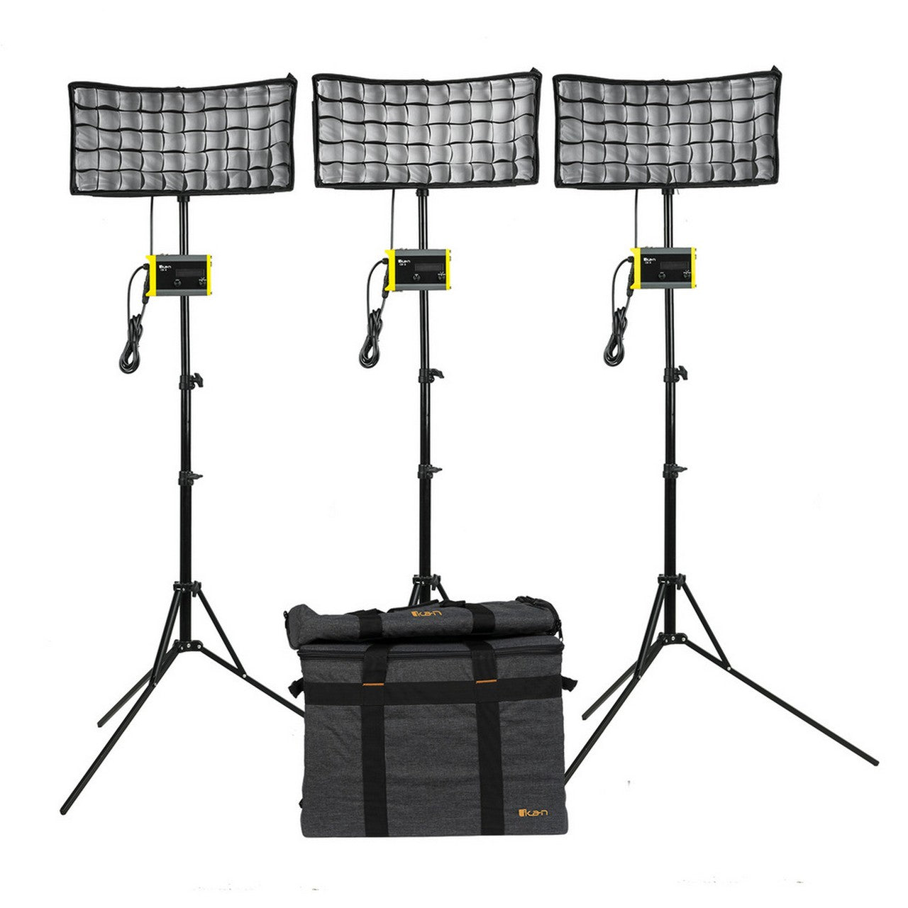  Ikan CB8-3PT-KIT Canvas Bi-Color 3-Point LED Light Kit With 3 X CB8(Ikan Cb8 3pt Kit Canvas Bi Color 3 Point Led Light Kit With 3 X Cb8)
