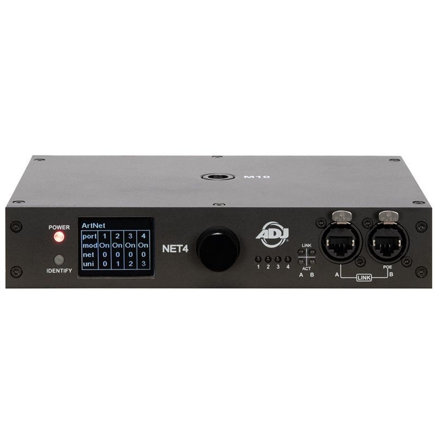  ADJ NET 4, 4-port DMX Over Ethernet Node With Wired Digital Communication Network(Adj Net 4 4 Port Dmx Over Ethernet Node With Wired Digital Communication Network)