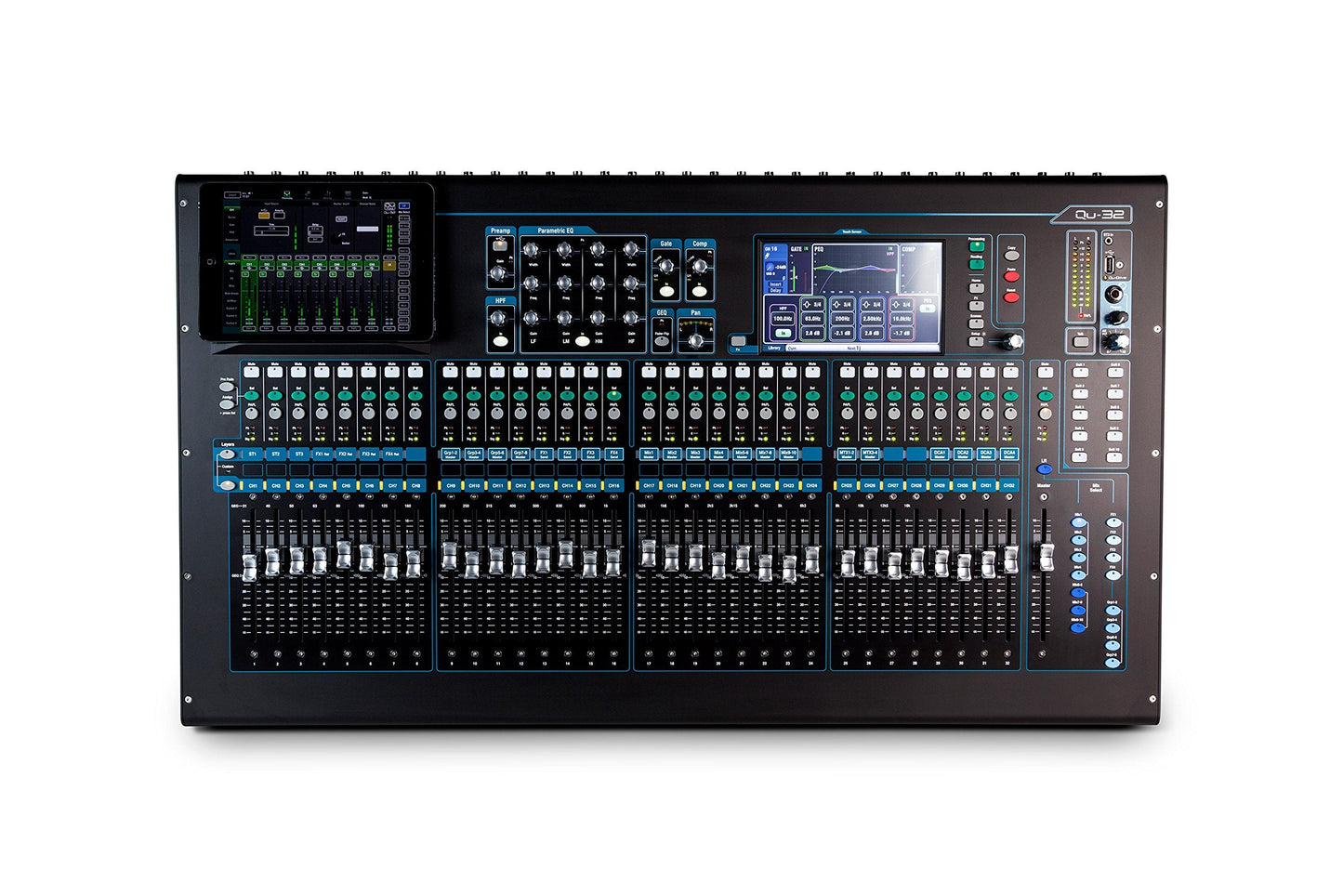  Allen & Heath QU-32C 38 In 28 Out Digital Mixer Chrome Edition(Allen Heath Qu 32c 38 In 28 Out Digital Mixer Chrome Edition)
