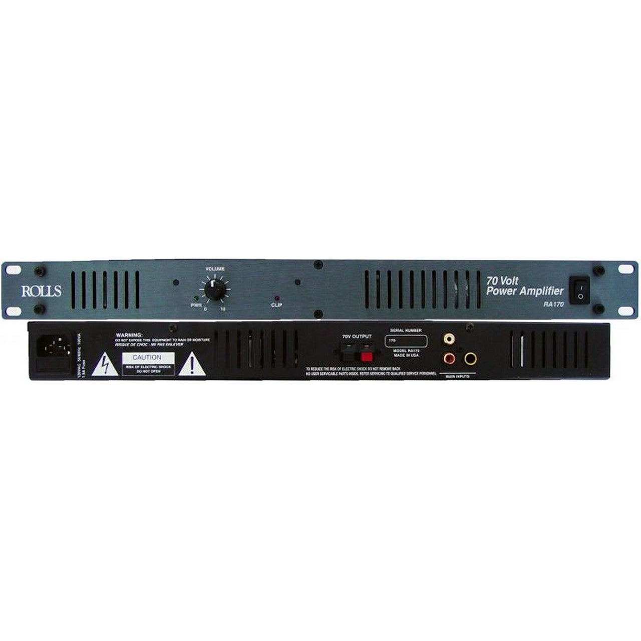  Rolls RA170 70-Volt Power Amplifier(Rolls Ra170 70 Volt Power Amplifier)
