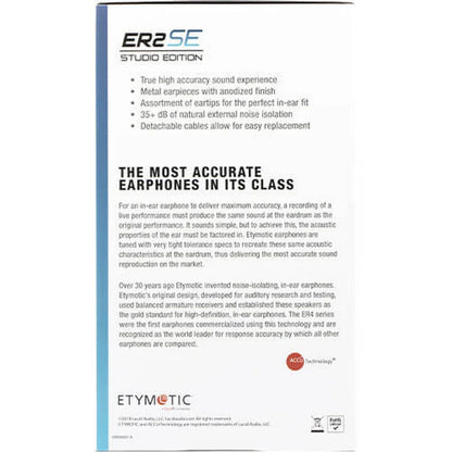  Etymotic Research ER2SE Studio Edition In-Ear Monitor(Etymotic Research Er2se Studio Edition In Ear Monitor)