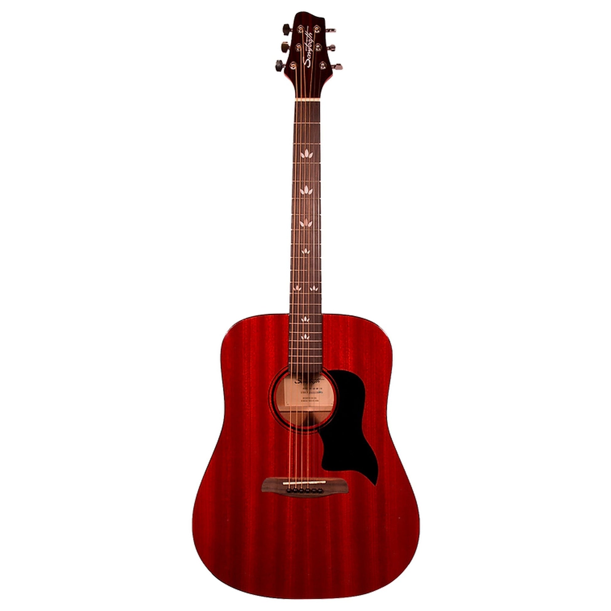  Sawtooth Transparent Cherry Mahogany Acoustic Guitar, Right-Handed(Sawtooth St Ad Mv Ch Transparent Cherry Mahogany Acoustic Guitar Right Handed)