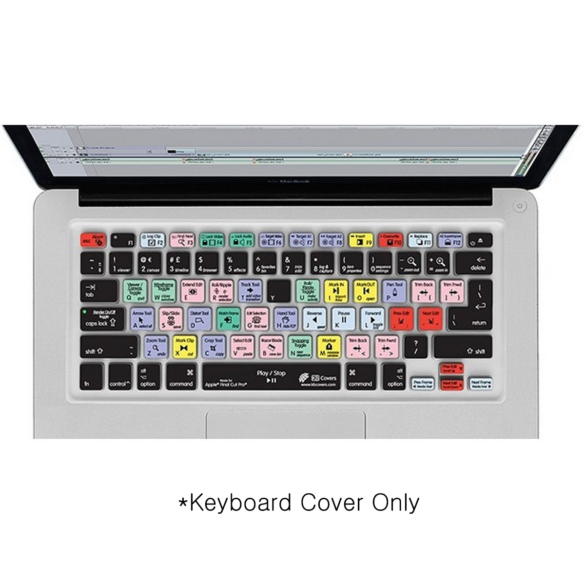  Editors Keys Final Cut Pro Version 5 6 7 Keyboard Cover Shortcut Printed Cover For MacBook Air Pro Wireless Keyboards(Editors Keys Final Cut Pro Version 5 6 7 Keyboard Cover Shortcut Printed Cover For Macbook Air Pro Wireless Keyboards)