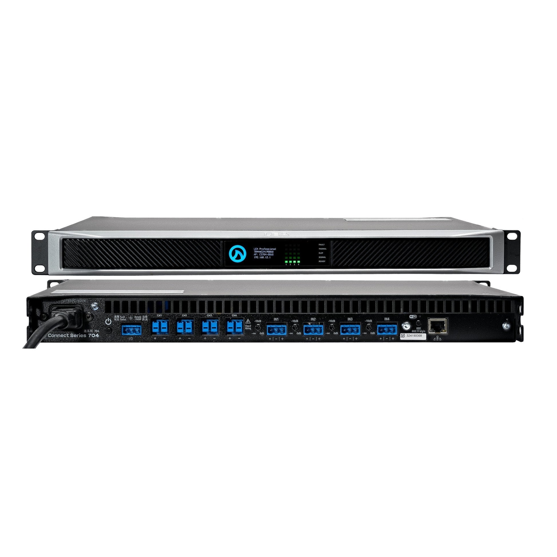  LEA Professional Connect 704 4-Channel 700W Power Amplifier(Lea Professional Connect 704 4 Channel 700w Power Amplifier)
