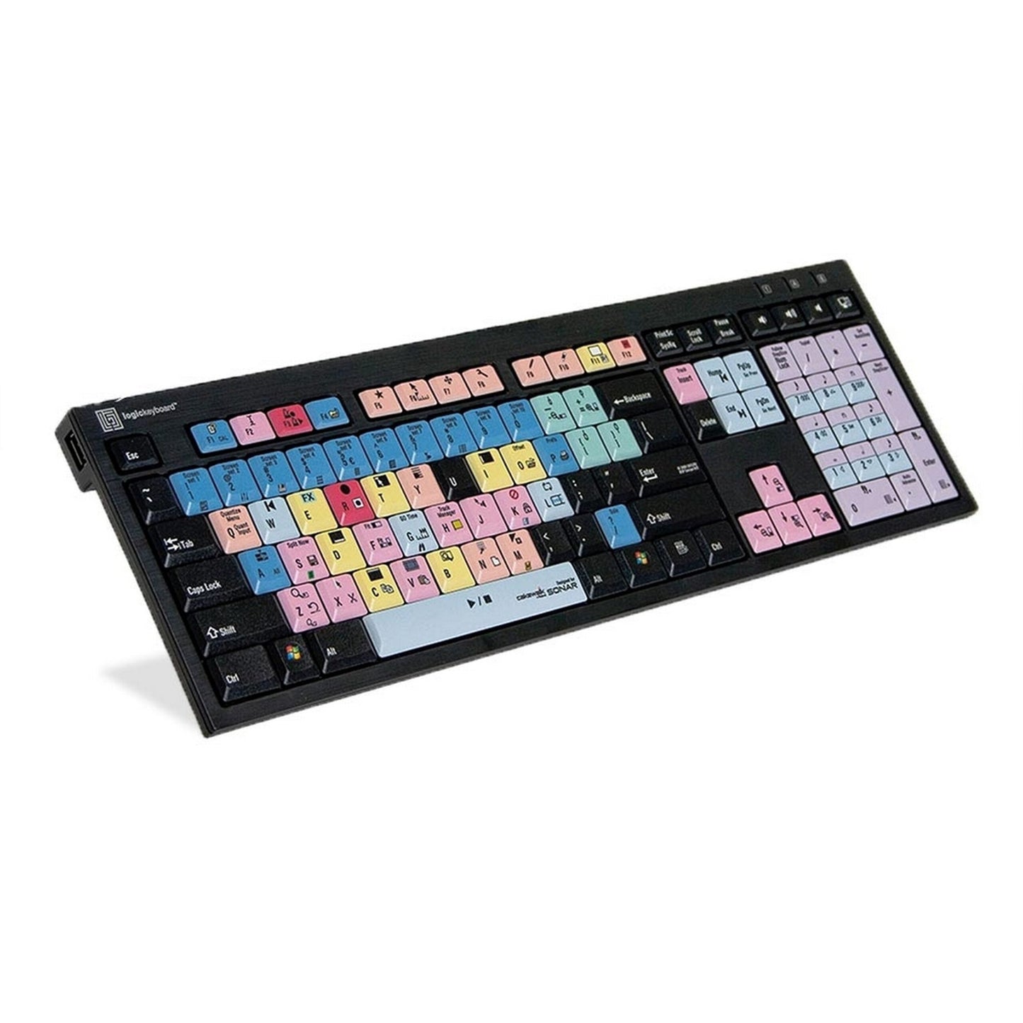  Logickeyboard Sonar PC Nero Slim Line Keyboard, US(Logickeyboard Lkbu Son2 Bjpu Us Sonar Pc Nero Slim Line Keyboard Us)