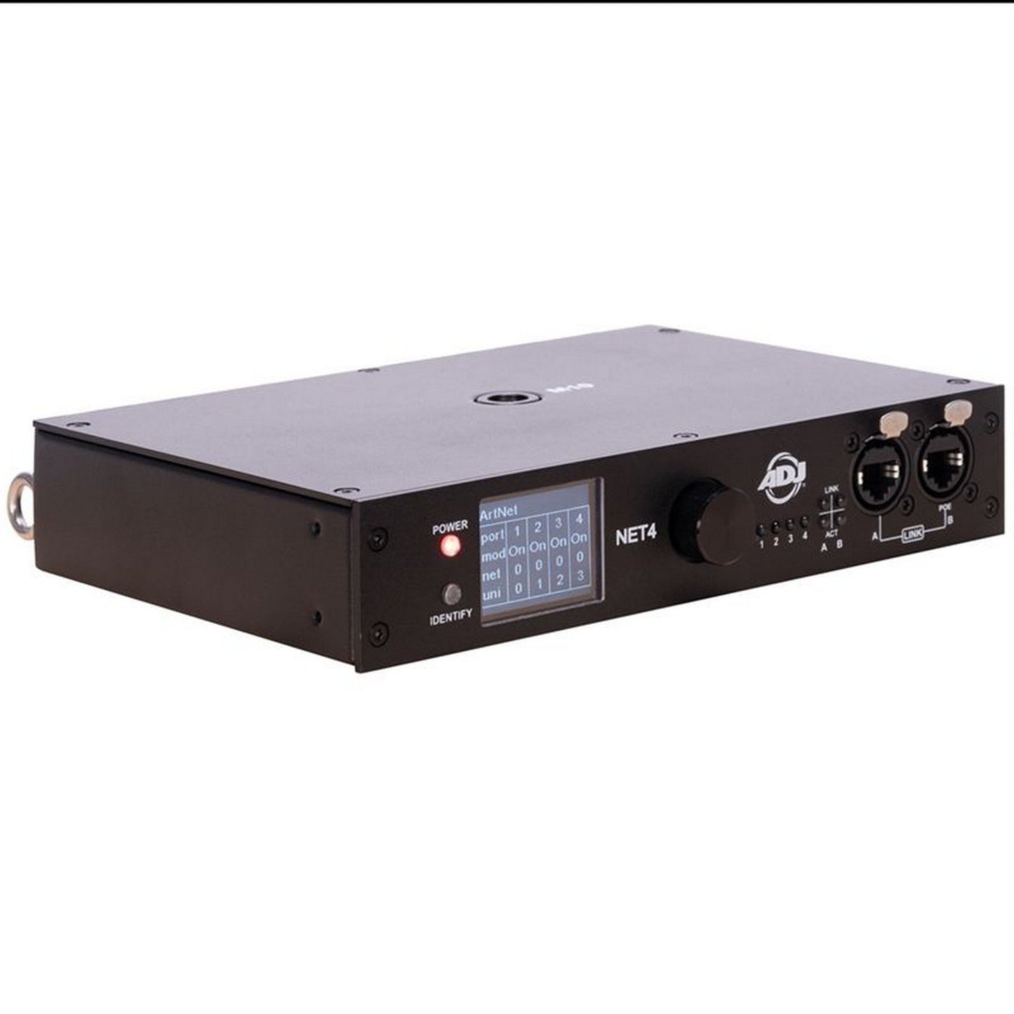  ADJ NET 4, 4-port DMX Over Ethernet Node With Wired Digital Communication Network(Adj Net 4 4 Port Dmx Over Ethernet Node With Wired Digital Communication Network)