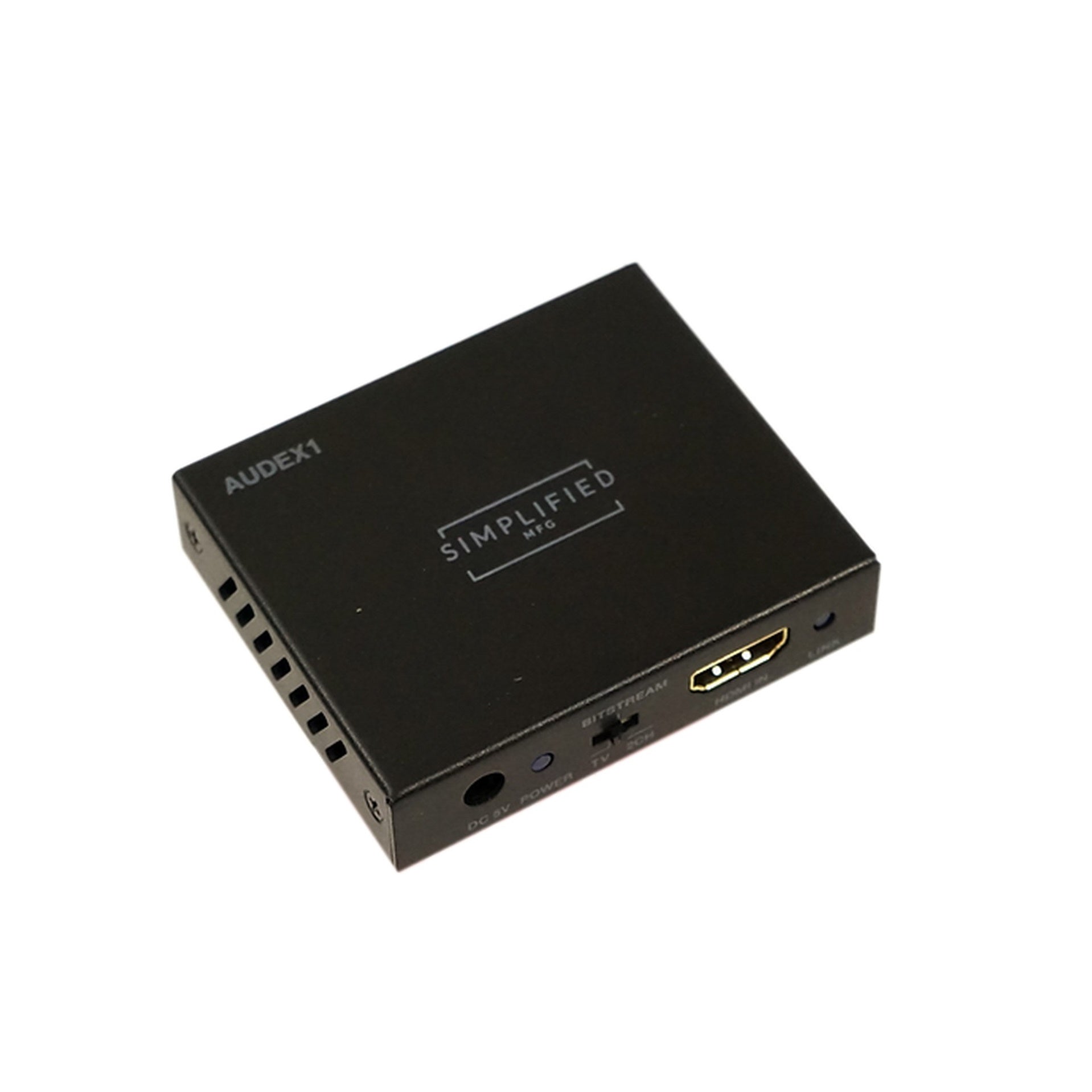  Simplified MFG AUDEX1 HDMI 18Gbps Audio Extractor(Simplified Mfg Audex1 Hdmi 18gbps Audio Extractor)
