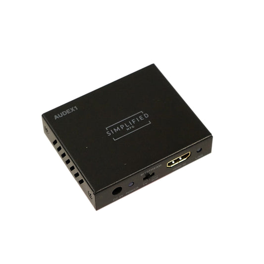  Simplified MFG AUDEX1 HDMI 18Gbps Audio Extractor(Simplified Mfg Audex1 Hdmi 18gbps Audio Extractor)