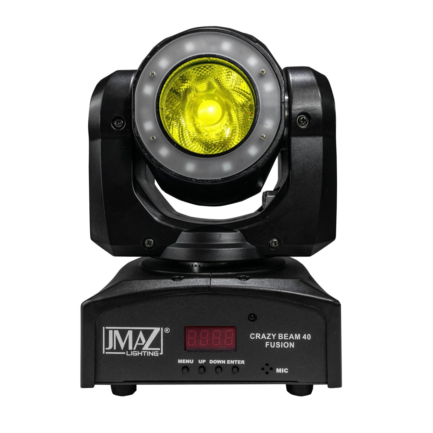  JMAZ CRAZY BEAM 40 FUSION Moving Head Beam With 12 Tri-Color RGB LED Ring(Jmaz Crazy Beam 40 Fusion Moving Head Beam With 12 Tri Color Rgb Led Ring)