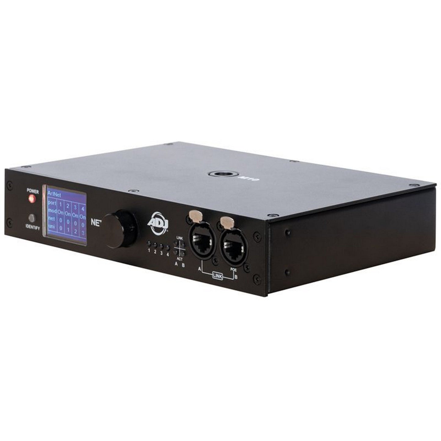  ADJ NET 4, 4-port DMX Over Ethernet Node With Wired Digital Communication Network(Adj Net 4 4 Port Dmx Over Ethernet Node With Wired Digital Communication Network)