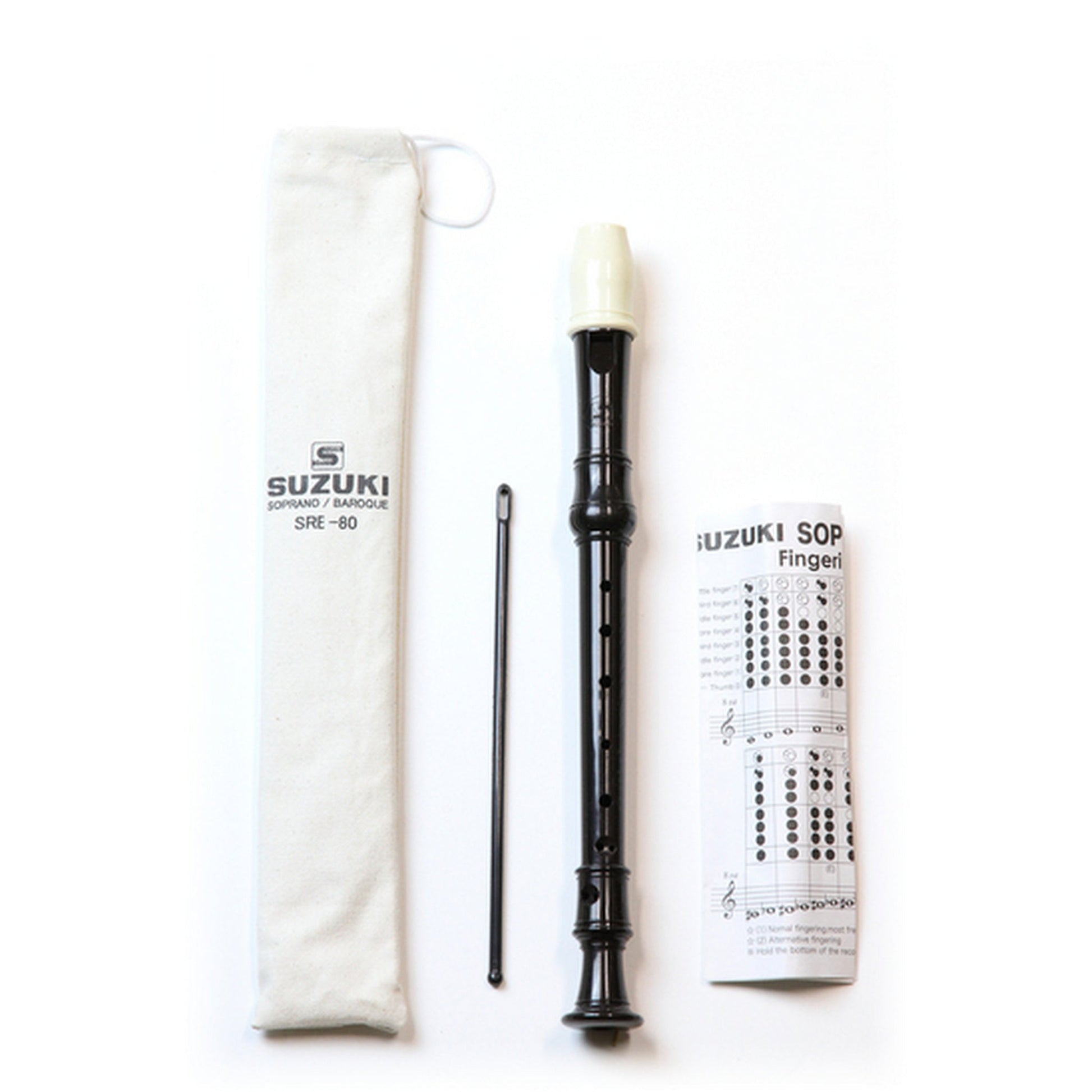  Suzuki SRG-81 3-Piece German Flute Recorder(Suzuki Srg 81 3 Piece German Flute Recorder)