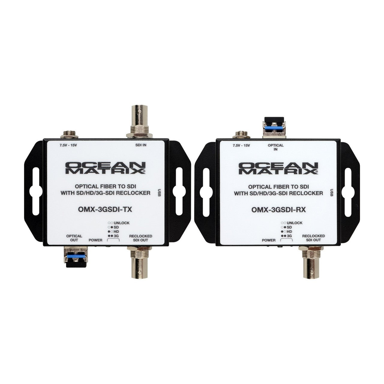  Ocean Matrix OMX-3GSDI-FIBER 3G-SDI To Fiber Optic Converter Extender(Ocean Matrix Omx 3gsdi Fiber 3g Sdi To Fiber Optic Converter Extender)