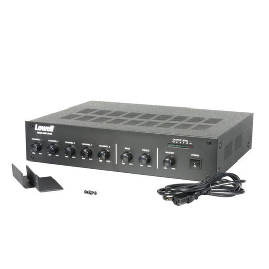  Lowell MA250 Mixer With 250W Amplifier, Rackmount(Lowell Ma250 Mixer With 250w Amplifier Rackmount)