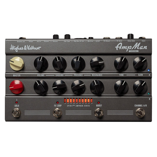  Hughes & Kettner AmpMan Modern Guitar Amplifier Pedal, 50-Watt(Hughes Kettner Ampman Modern Guitar Amplifier Pedal 50 Watt)