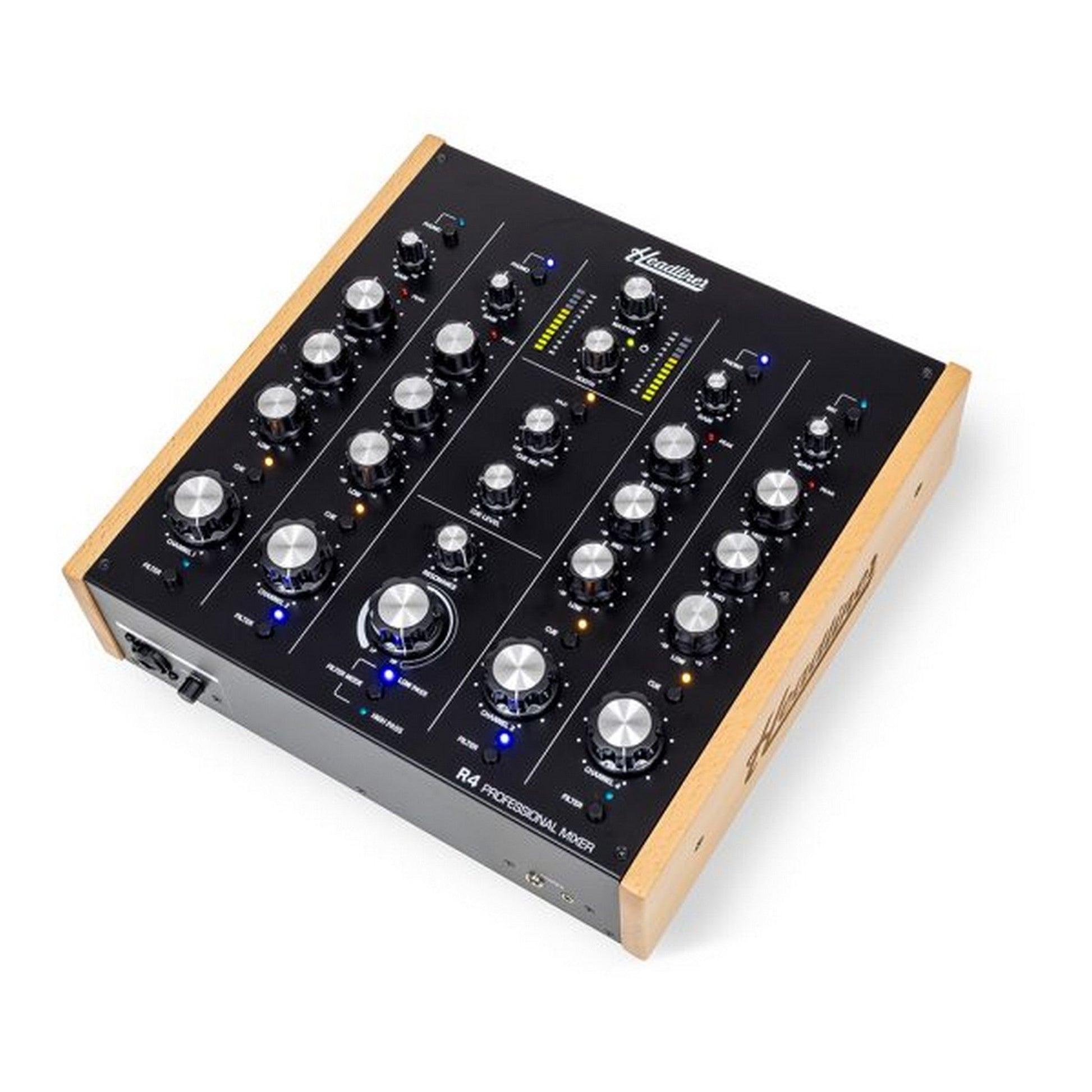  Headliner R4 4-Channel Rotary DJ Mixer(Headliner R4 4 Channel Rotary Dj Mixer)