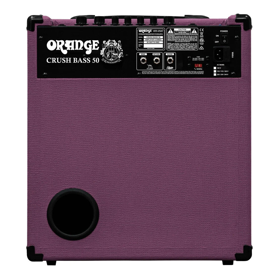  Orange Crush Bass 50 LTD 12 Inch Limited Edition Glenn Hughes Bass Amp Combo, 50 Watt(Orange Crush Bass 50 Ltd 12 Inch Limited Edition Glenn Hughes Bass Amp Combo 50 Watt)