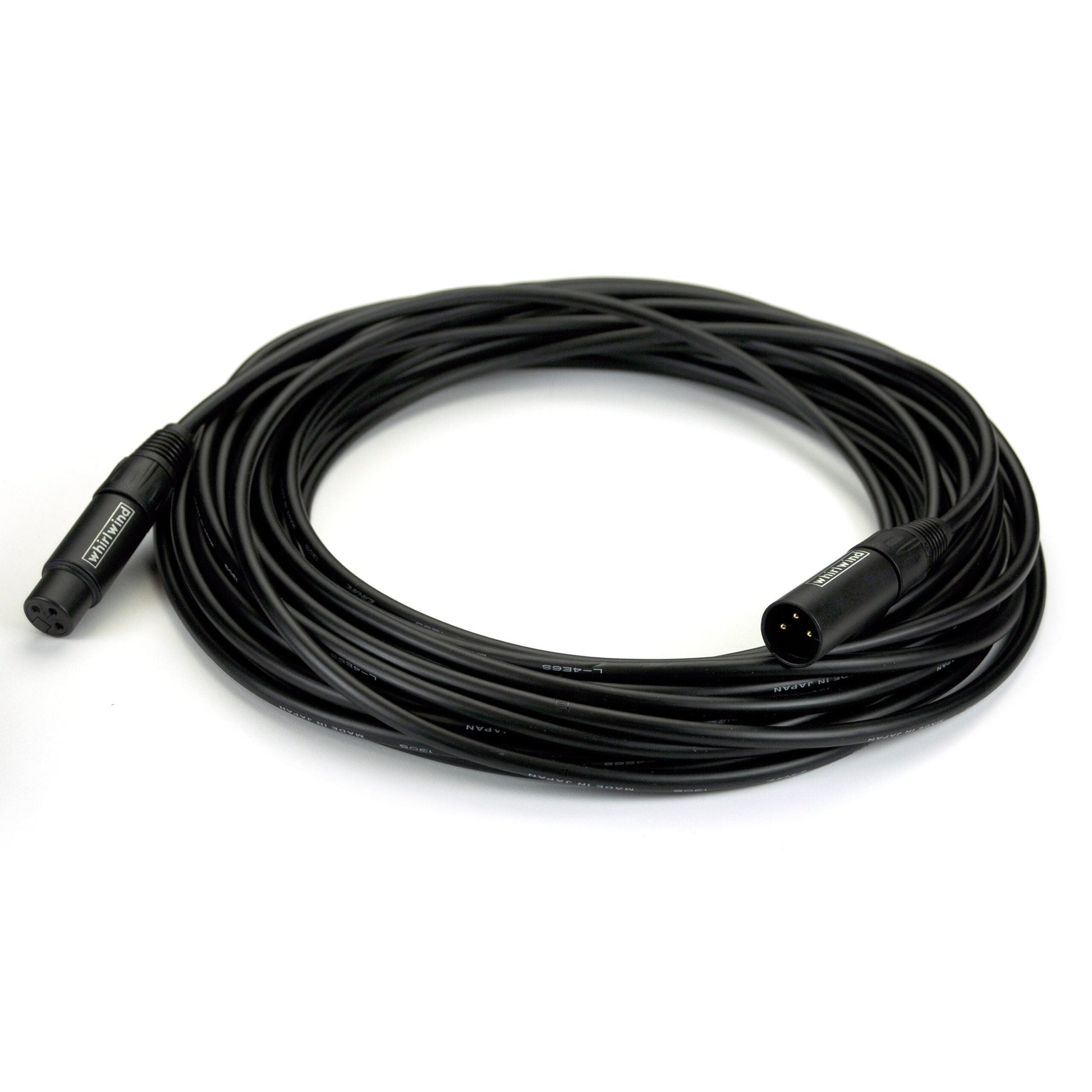  Whirlwind MKQ02 Quad XLRF To XLRM Microphone Cable, Black, 2-Feet(Whirlwind Mkq02 Quad Xlrf To Xlrm Microphone Cable Black 2 Feet)