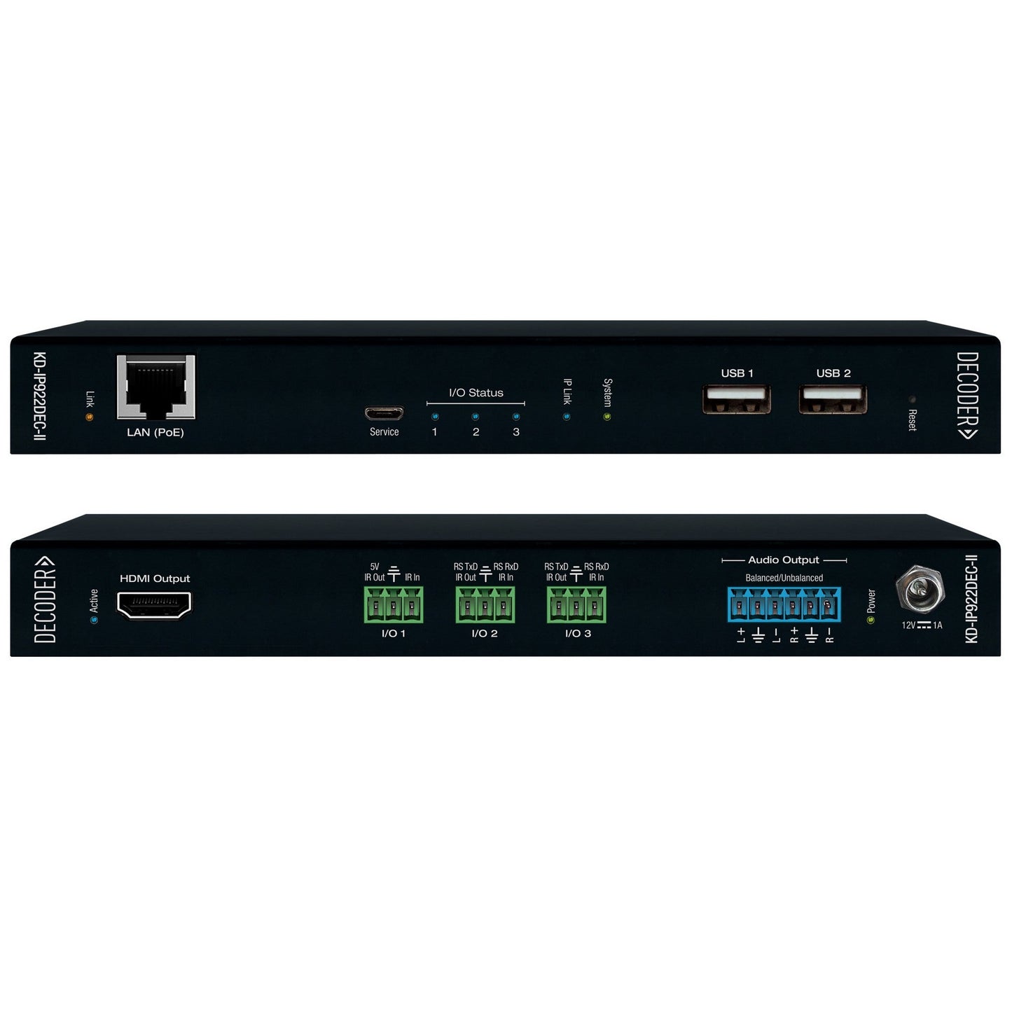  Key Digital KD-IP922DEC-II 4K AV Over IP System Decoder With PoE(Key Digital Kd Ip922dec Ii 4k Av Over Ip System Decoder With Poe)