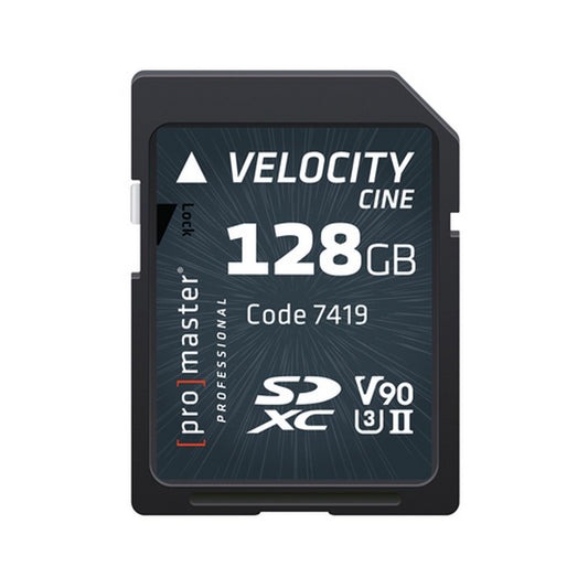  ProMaster SDXC Velocity CINE Memory Card, 128GB(Promaster Sdxc Velocity Cine Memory Card 128gb)