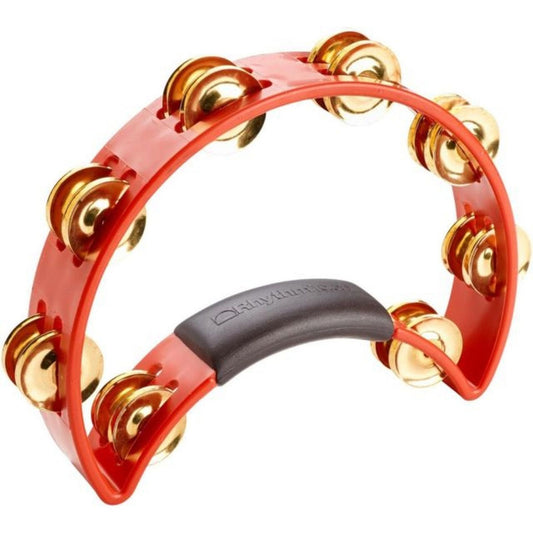  Rhythm Tech RT1031-U Standard Tambourine With Brass Jingles, Red(Rhythm Tech Rt1031 U Standard Tambourine With Brass Jingles Red)