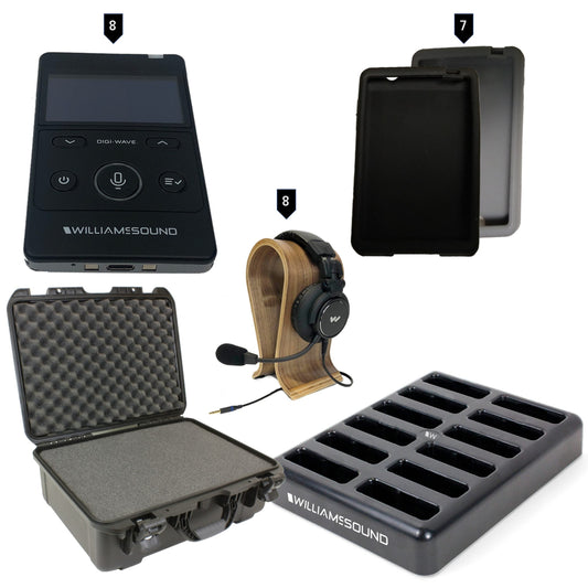  Williams AV DWS COM 8 PRO 400 Digi-Wave 400 Wireless Intercom System For Up To 8 Participants(Williams Av Dws Com 8 Pro 400 Digi Wave 400 Wireless Intercom System For Up To 8 Participants)