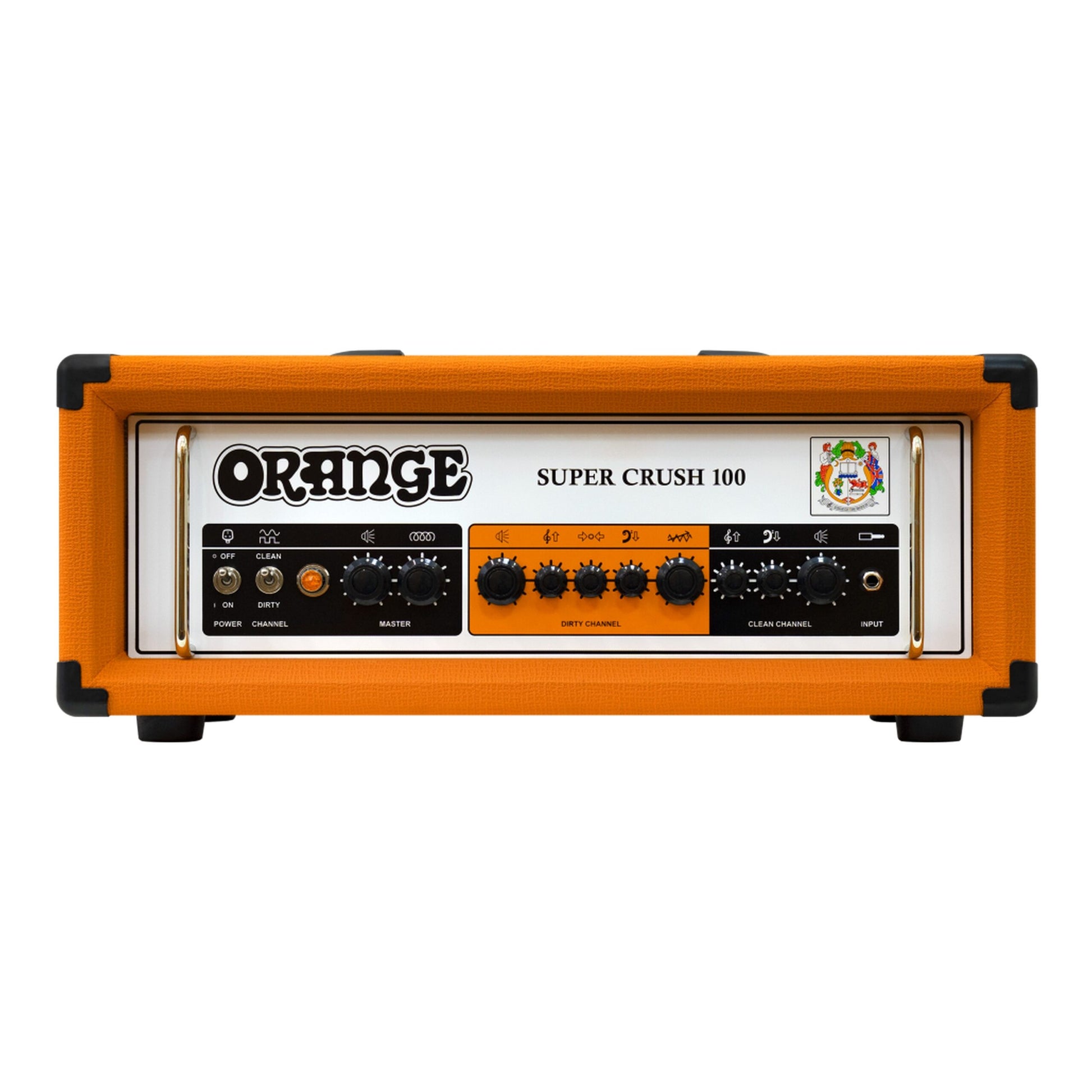  Orange Super Crush 100-Watt Guitar Amplifier Head, Orange(Orange Super Crush 100 Watt Guitar Amplifier Head Orange)