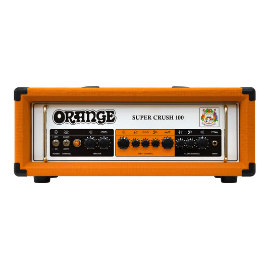  Orange Super Crush 100-Watt Guitar Amplifier Head, Orange(Orange Super Crush 100 Watt Guitar Amplifier Head Orange)