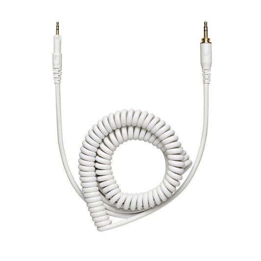  Audio-Technica ATH-HPCCWH Replacement Cable For M-Series Headphones, White(Audio Technica Ath Hpccwh Replacement Cable For M Series Headphones White)