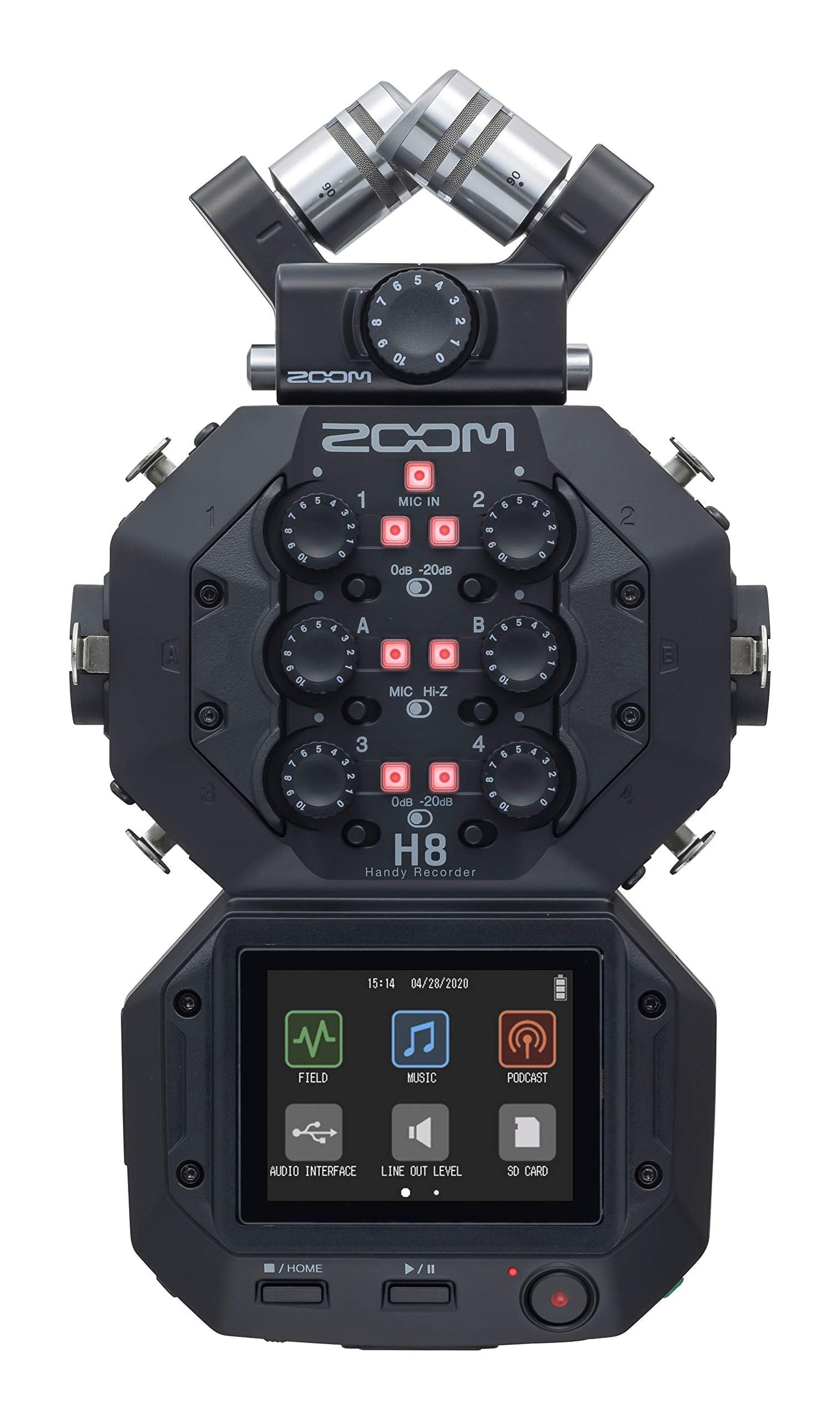  Zoom H8 12 Track Handy Recorder(Zoom H8 12 Track Handy Recorder)
