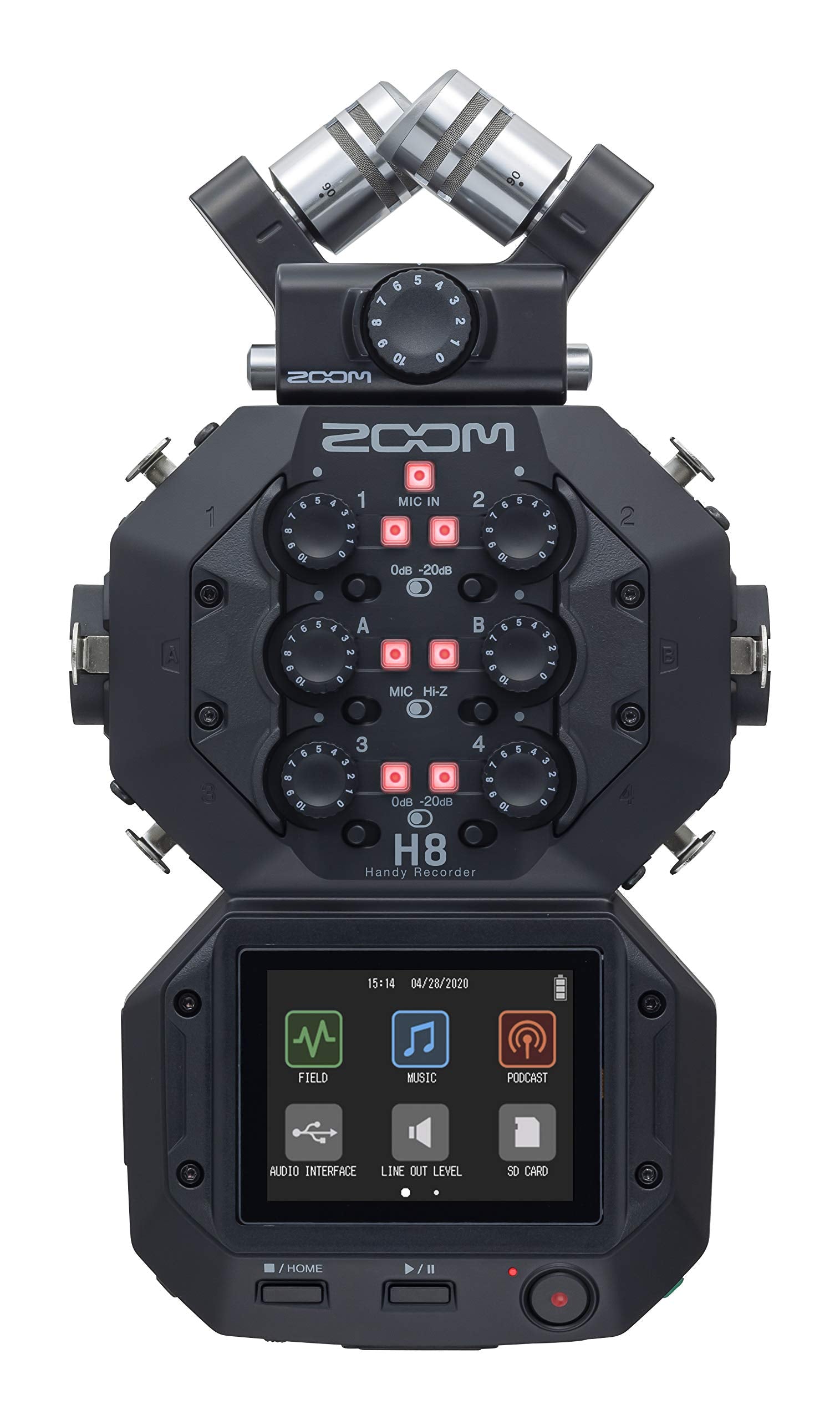  Zoom H8 12 Track Handy Recorder(Zoom H8 12 Track Handy Recorder)