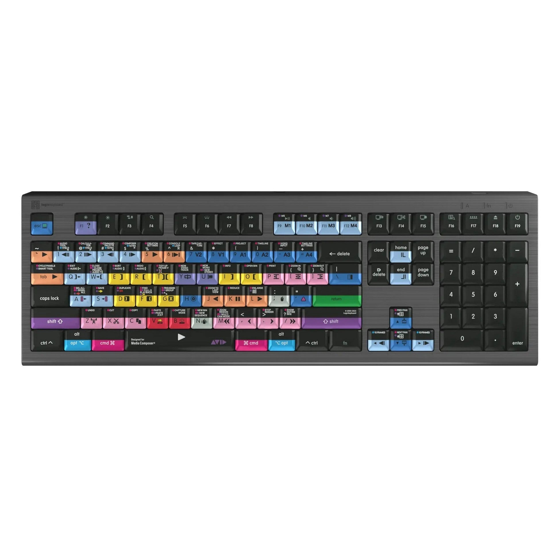  Logickeyboard Media Composer Pro ASTRA2 Backlit Shortcut Keyboard For Mac(Logickeyboard Media Composer Pro Astra2 Backlit Shortcut Keyboard For Mac)