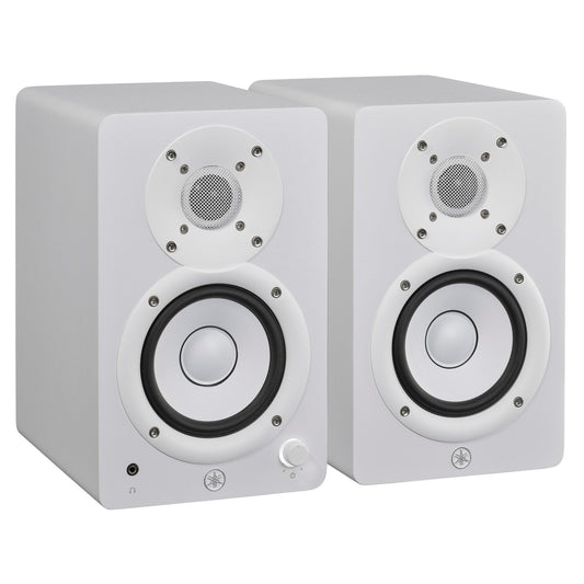  Yamaha HS4 2-Way 4.5-Inch Powered Studio Monitors, White Pair(Yamaha Hs4 2 Way 4 5 Inch Powered Studio Monitors White Pair)