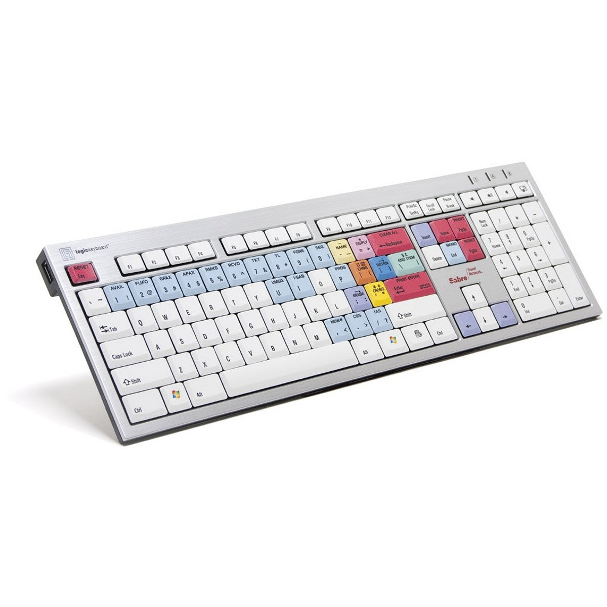  Logickeyboard Sabre Travel Reservation Slim Line PC Keyboard Shortcut Keyboard For Sabre Travel Network(Logickeyboard Sabre Travel Reservation Slim Line Pc Keyboard Shortcut Keyboard For Sabre Travel Network)