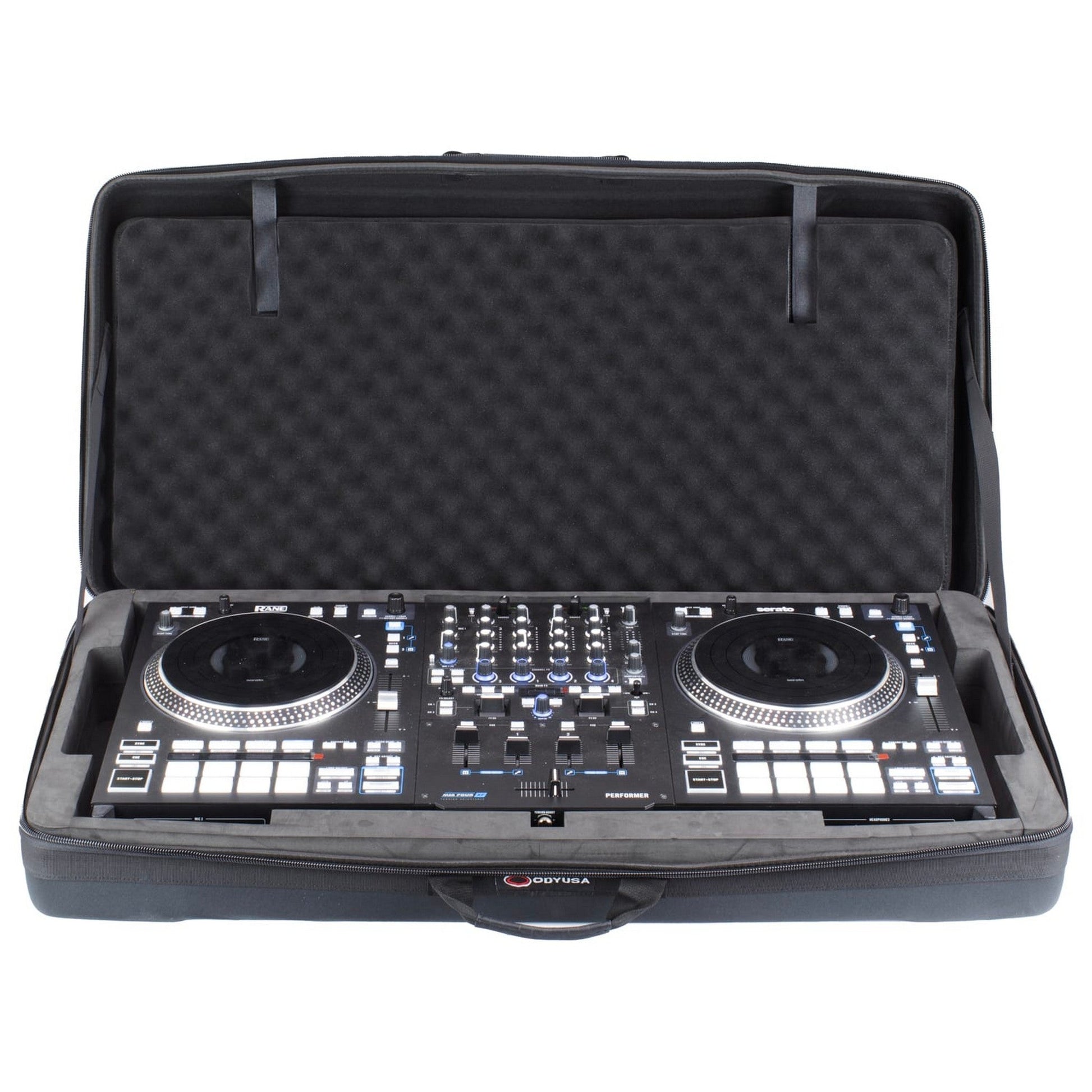  Odyssey Deluxe EVA Molded Soft Case/Bag With Lid Compartment For RANE PERFORMER(Odyssey Deluxe Eva Molded Soft Case Bag With Lid Compartment For Rane Performer)