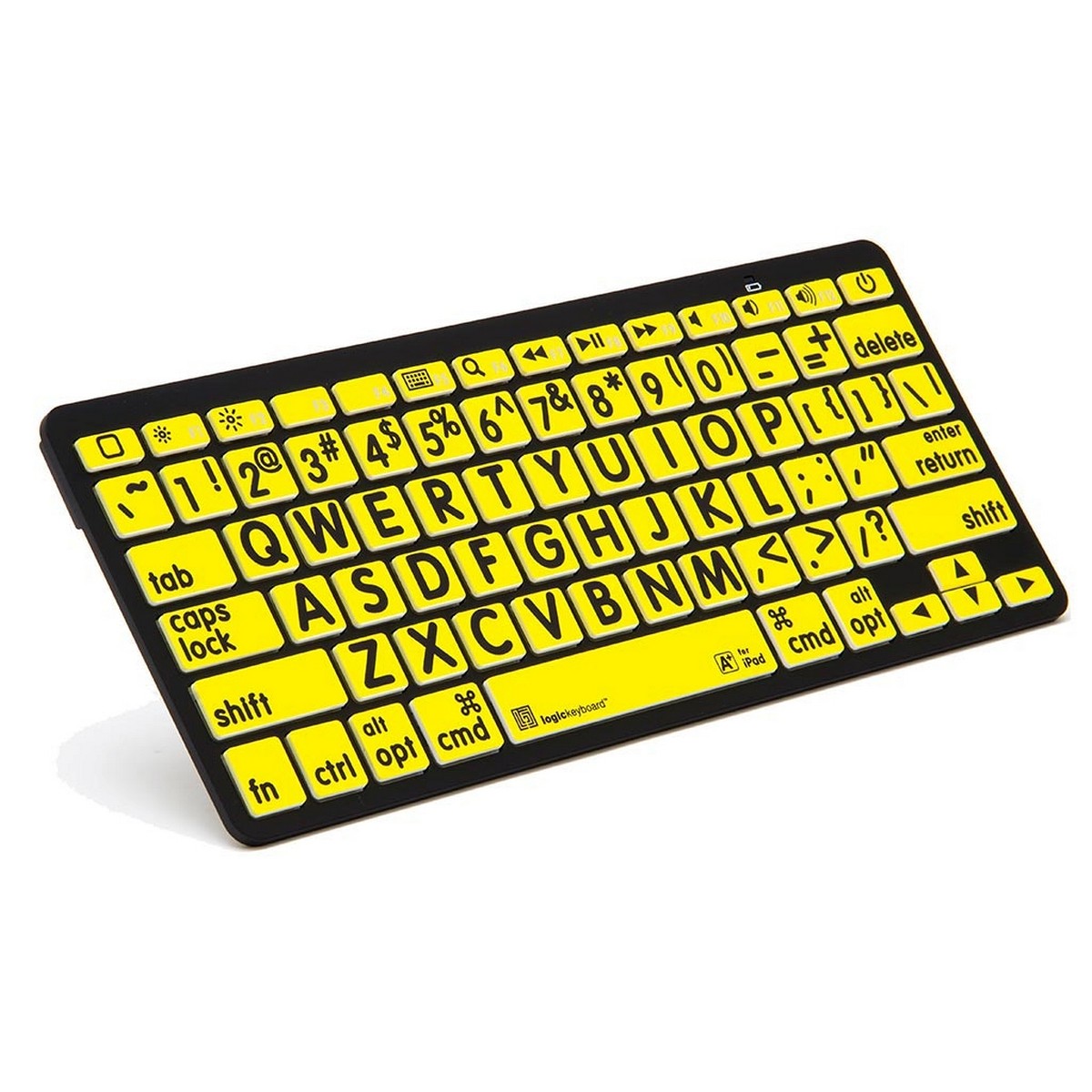  Logickeyboard LargePrint Bluetooth Black On Yellow Keyboard Wireless Mini Keyboard Black On Yellow(Logickeyboard Largeprint Bluetooth Black On Yellow Keyboard Wireless Mini Keyboard Black On Yellow)