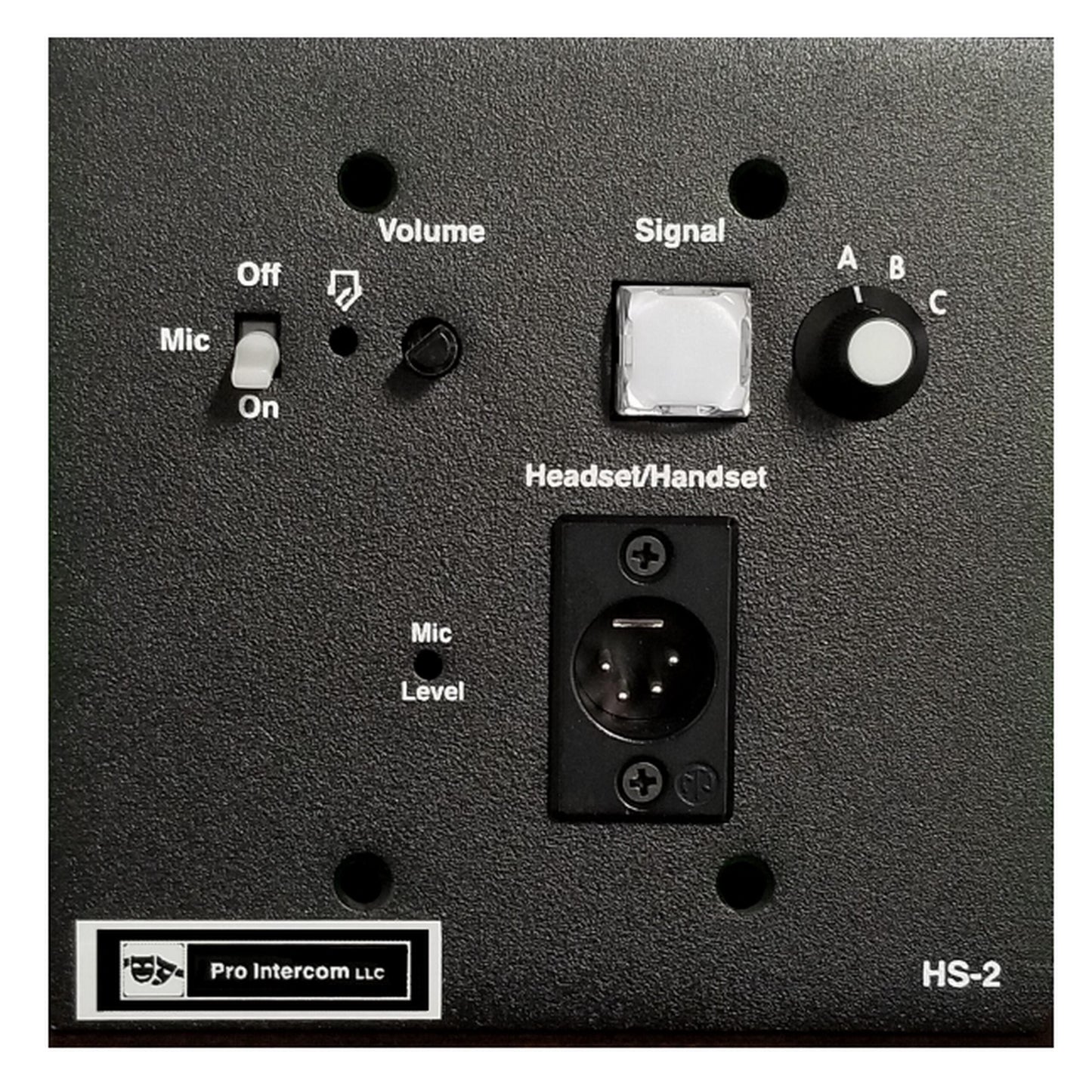 Pro Intercom HS2M 2-Gang Flush Mount Multi-Circuit Headset Station(Pro Intercom Hs2m 2 Gang Flush Mount Multi Circuit Headset Station)