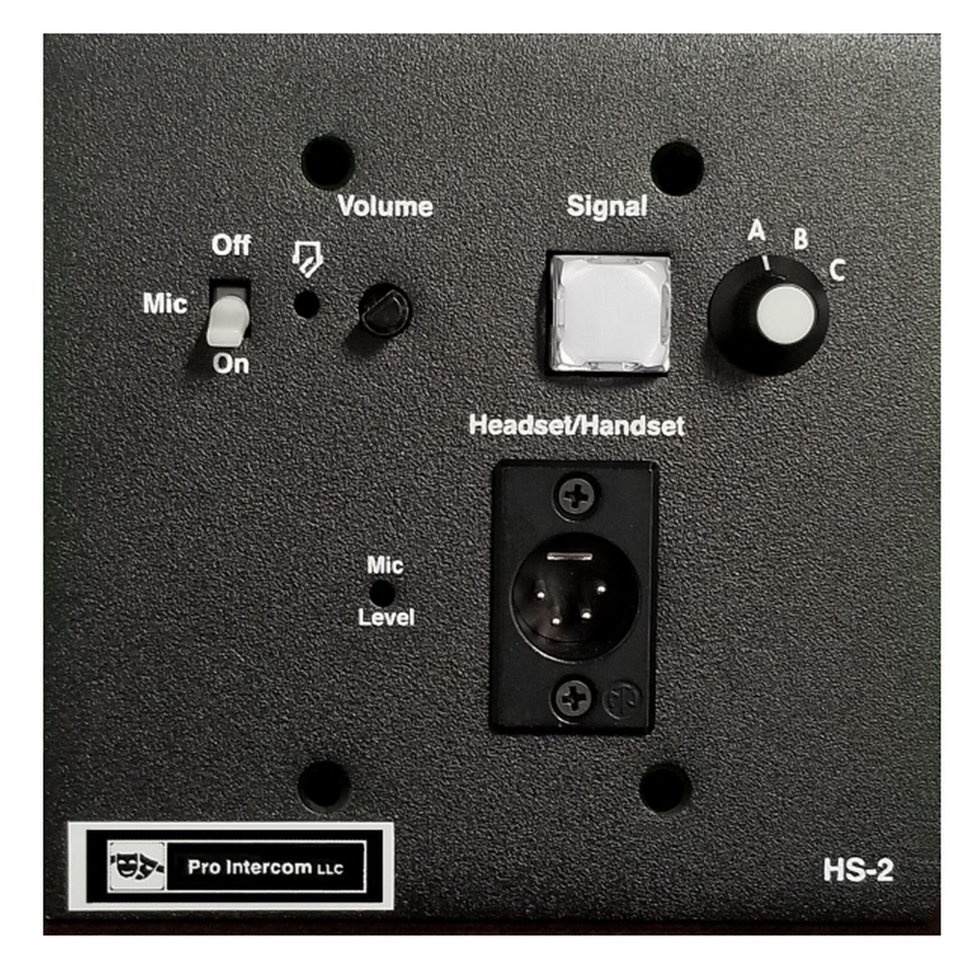  Pro Intercom HS2M 2-Gang Flush Mount Multi-Circuit Headset Station(Pro Intercom Hs2m 2 Gang Flush Mount Multi Circuit Headset Station)